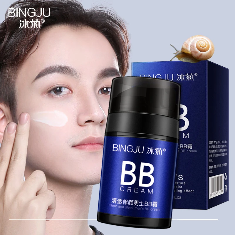 BingJu натуральный мужской BB крем солнцезащитный для лица основа макияжа