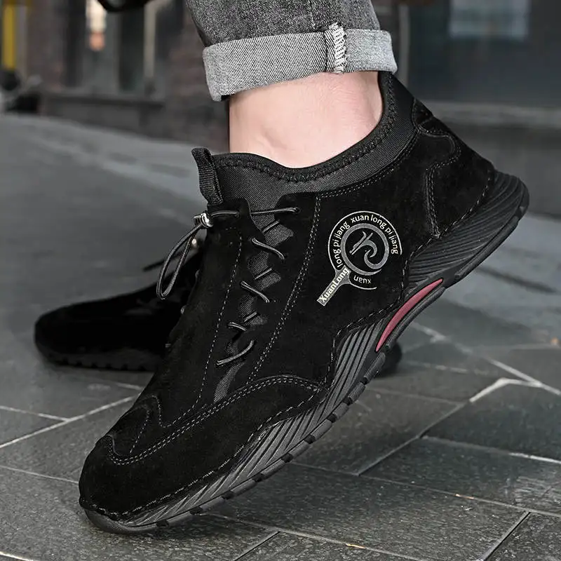 

Running Shoes Husband Air Cushion Summer Sports Shoes Yellow Male Shoes Sneakers Shock Absorption Sport Shoes Male Tennis 758D