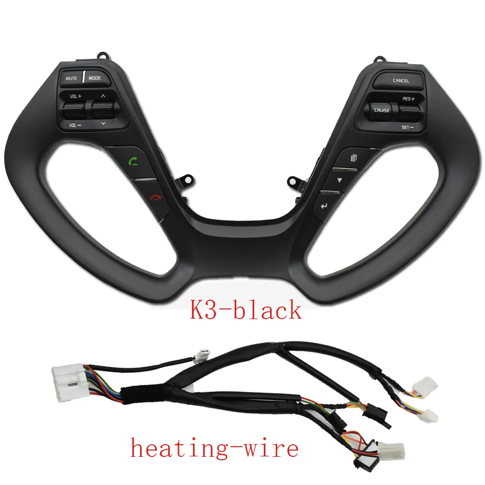 

Новый переключатель на рулевом колесе для KIA CERATO K3 2016 2017, с регулятором громкости звука, музыкой, круизным Bluetooth-телефоном, звуковым переключателем