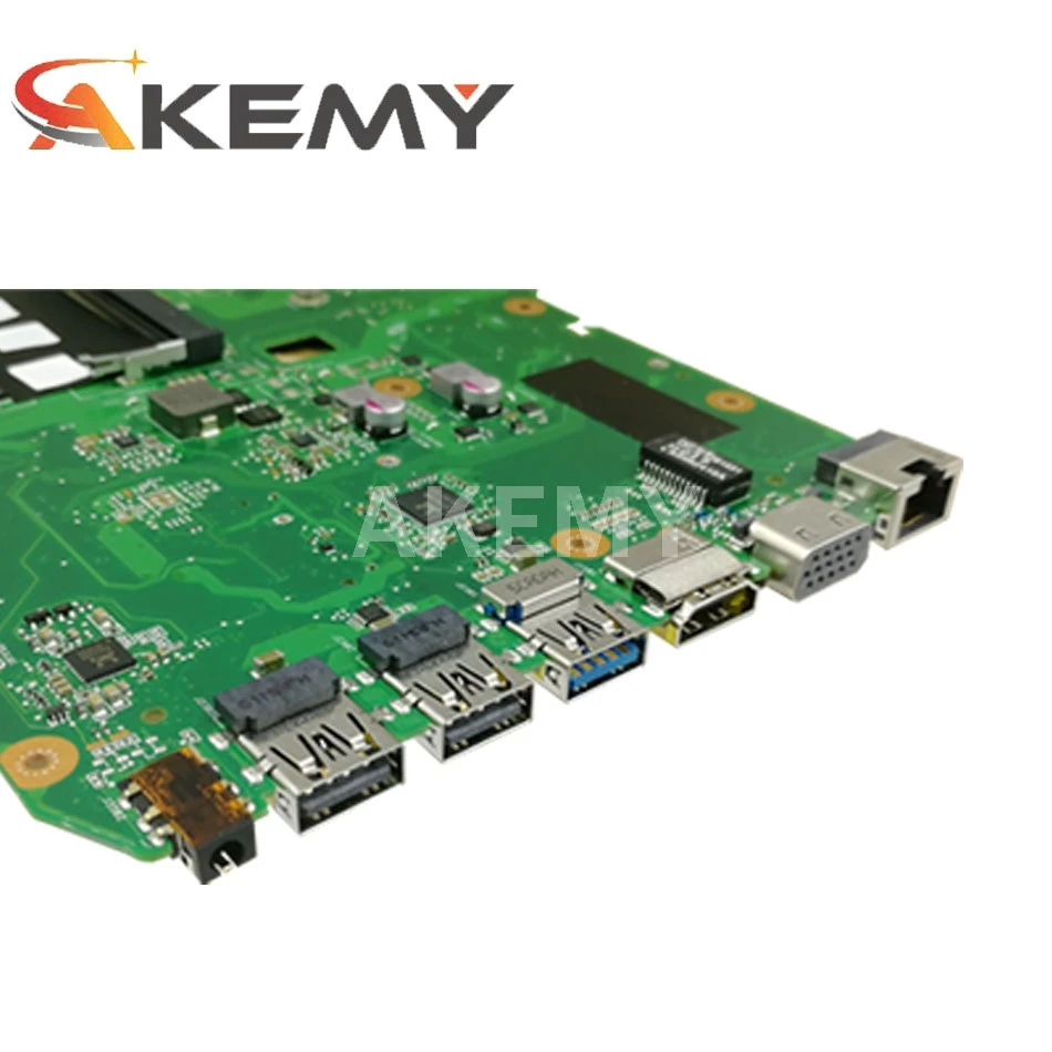 

Akemy X751NV original mainboard for ASUS X751N Laptop motherboard X751NV mainboard with 4GB-RAM N3050 / N3060