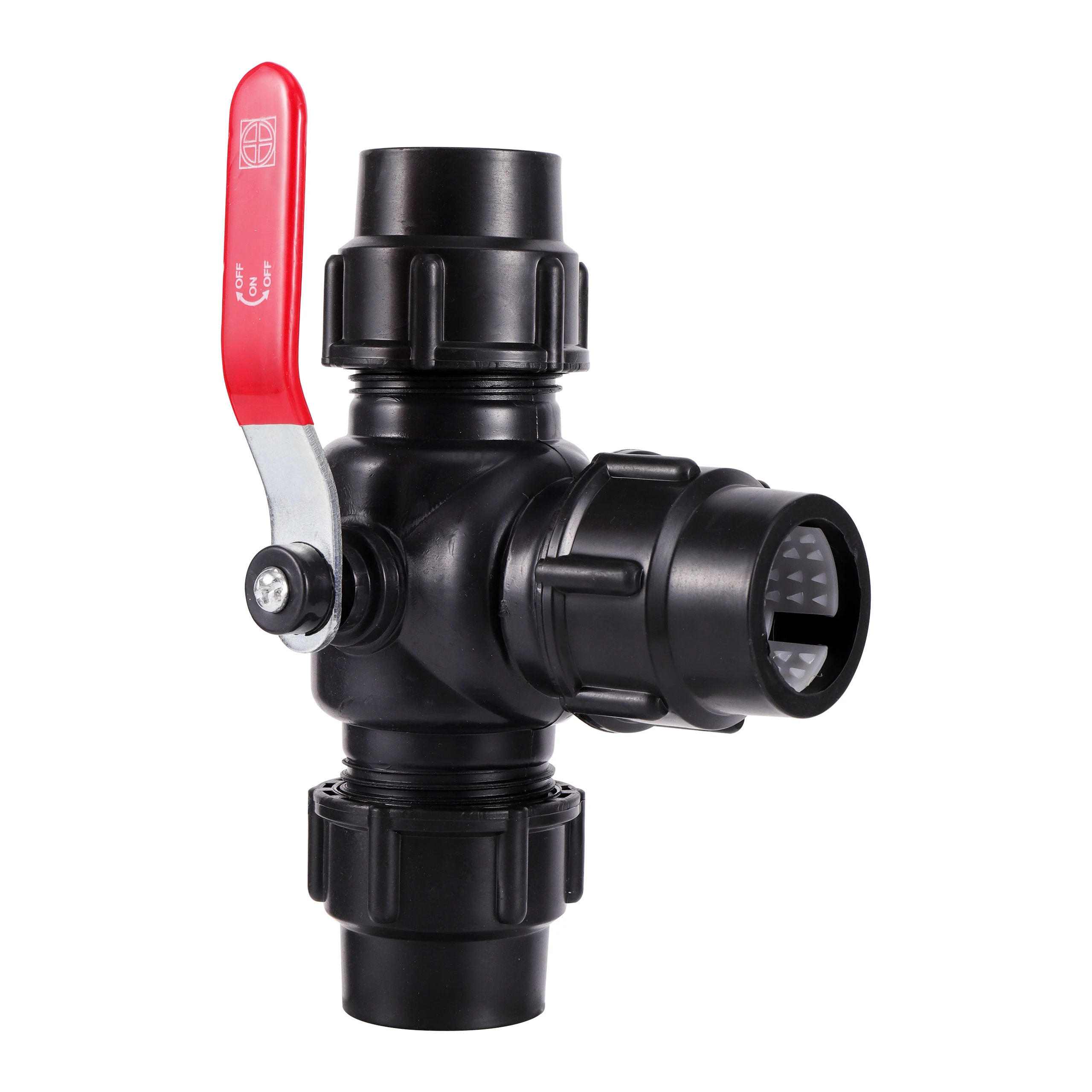20mm PE Pipe Quick Connector Black Straight Tee Cross Elbow End Cap Joint Water Controll Valve Garden Irrigation Fittings | Дом и сад
