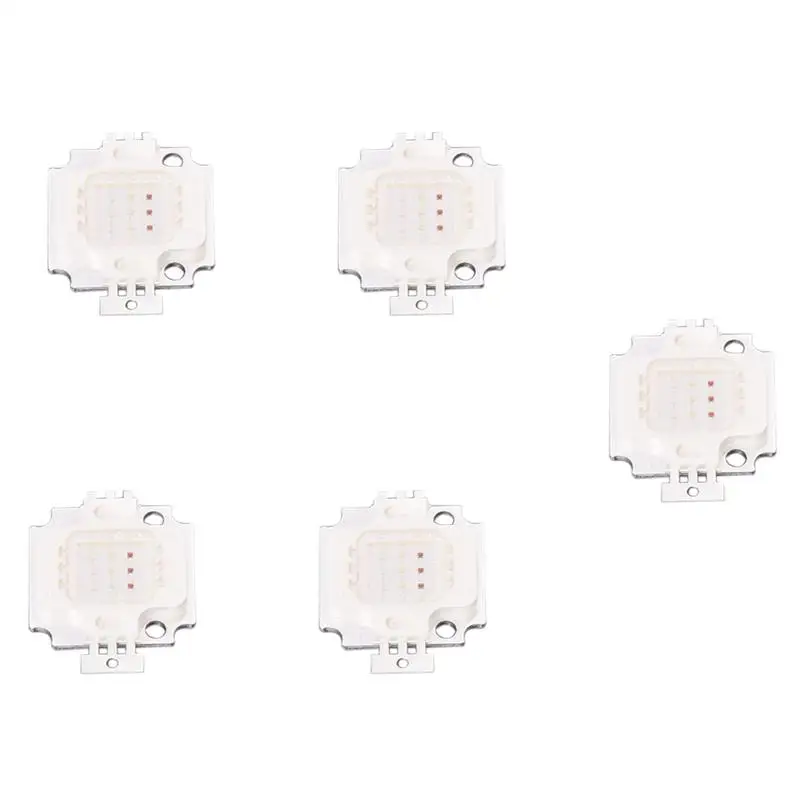 

5 X 10W High Power LED RGB Chip Bulb Light Lamp Spotlight DIY