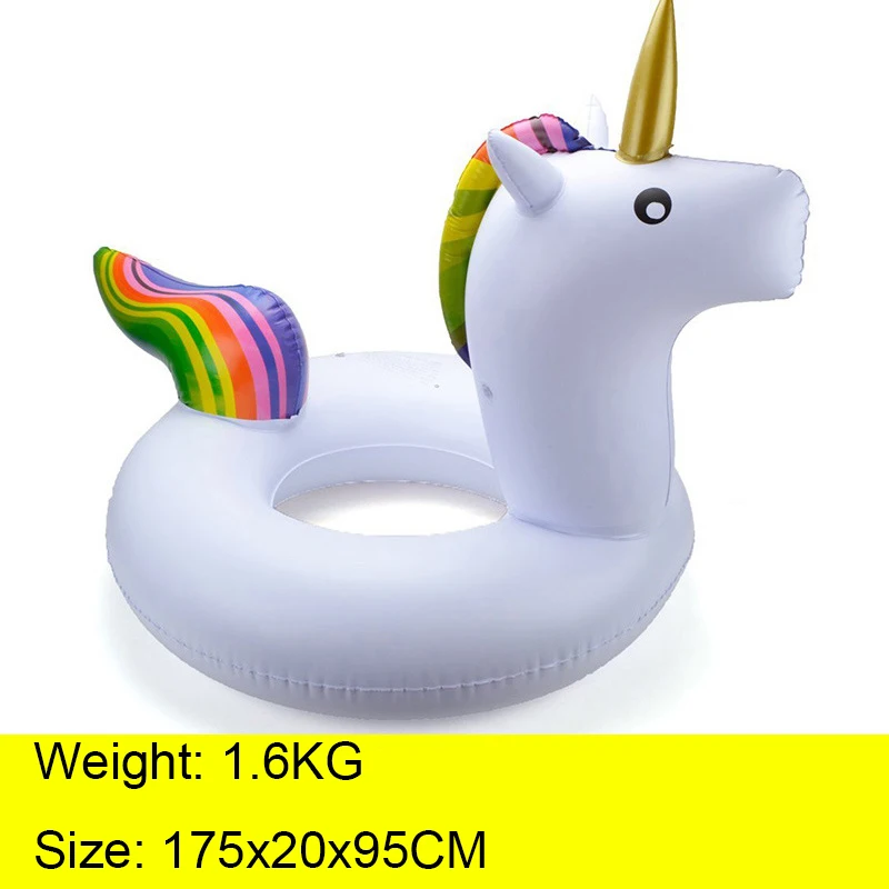 

1 PC Summer Seat Ring Toy Buoy Mattress Thickened PVC Swimming Float Outdoor Activities Inflatable Swimming Ring Pool Party Gift