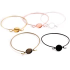 Высокое качество, 2 шт., 12 мм, черный, серебристый, позолоченный, 5 цветов, браслет ручной работы, базовый браслет, пустые результаты, настройка кабошона, Камея