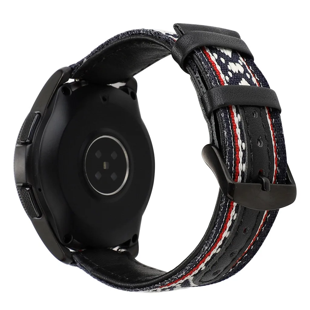 Тонкий кожаный ремешок премиум класса сменный для Samsung Galaxy Watch Активный браслет