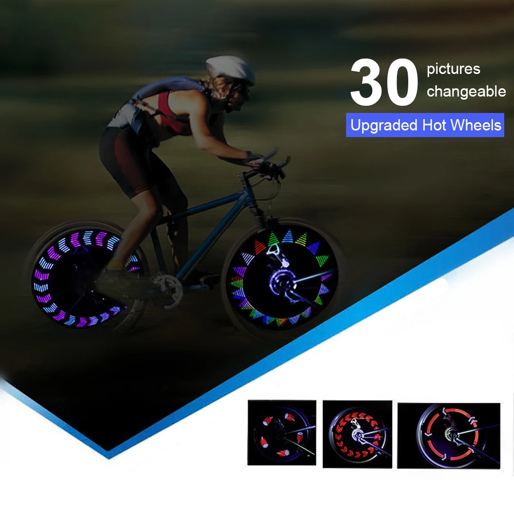 Велосипедный декоративный светильник светодиодный MTB велосипедный для шин