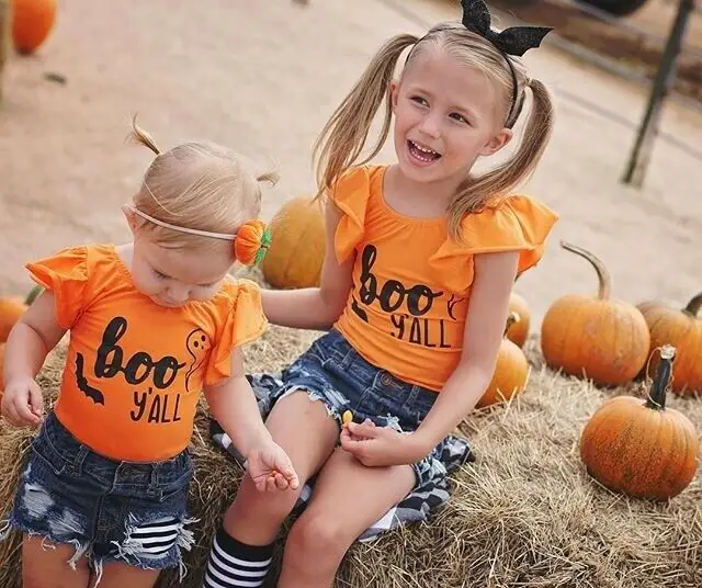 Костюм для косплея новорожденных комбинезон с надписью и оборками джинсовые