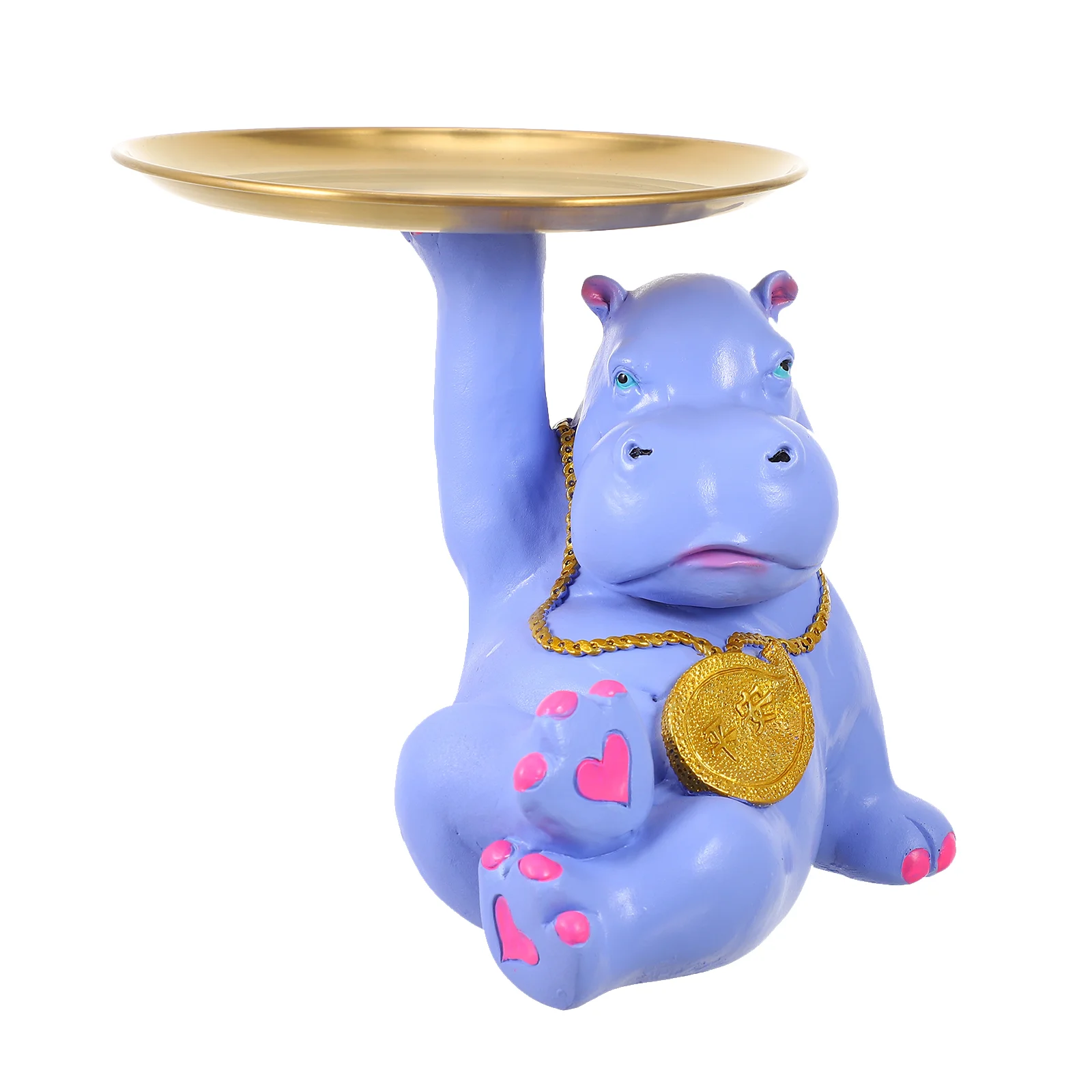 

1 Pc Hippos Trays Practical Hippos Shape Decor Creative Trays Animals Decor Tray