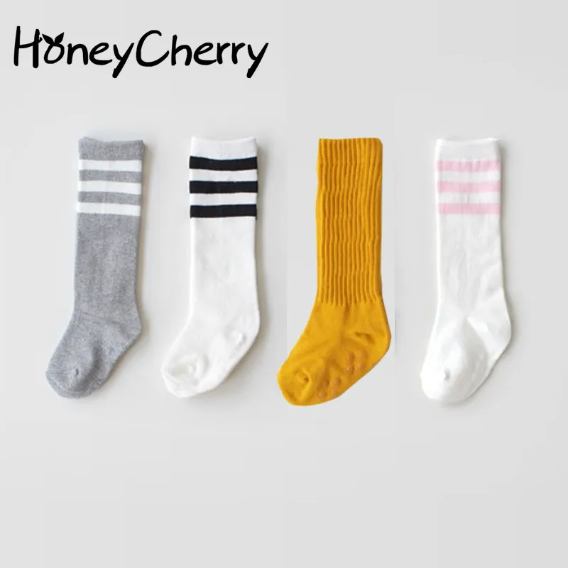 HoneyCherry/детские носки до колена Носки для малышей Сезон весна-осень Хлопковые