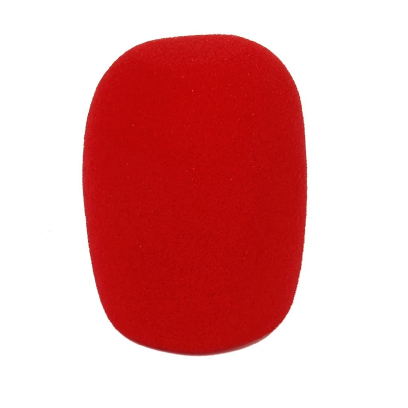 5Pcs Studio Microphone Foam Protective Cover For KTV / Home Red | Электроника