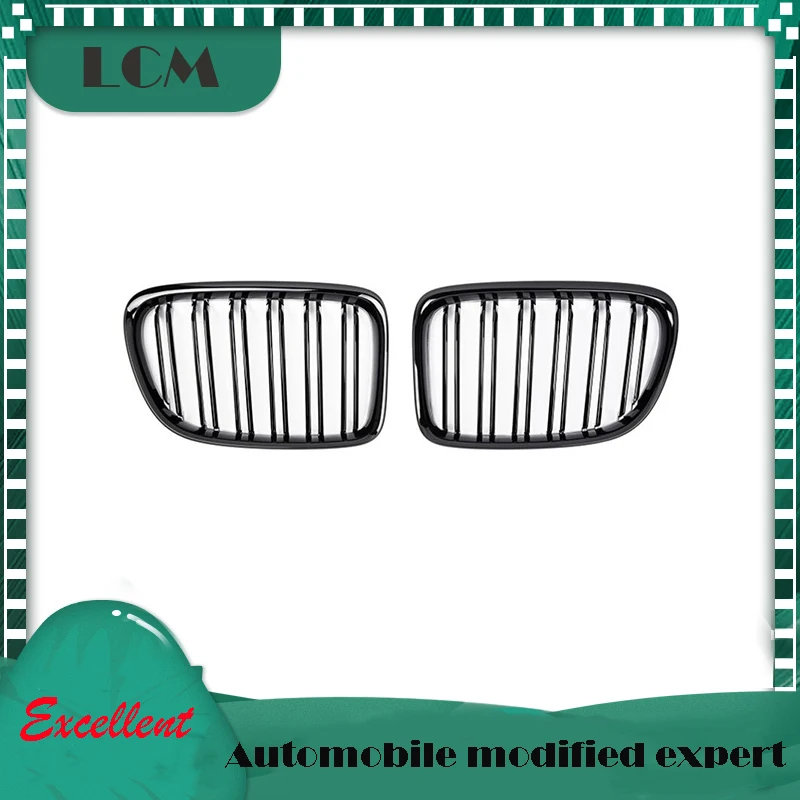 ABS Пластик двойные рейки черный глянец/матовый черный/тройной Цвет + Хром