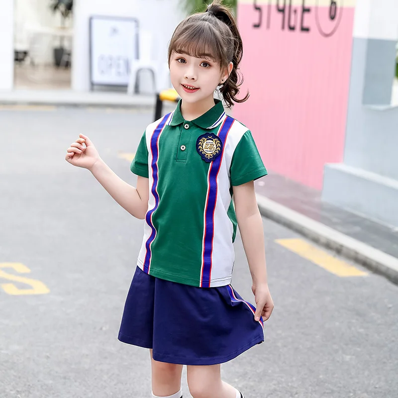 Японская школьная форма летняя униформа для начальной школы Женская температура