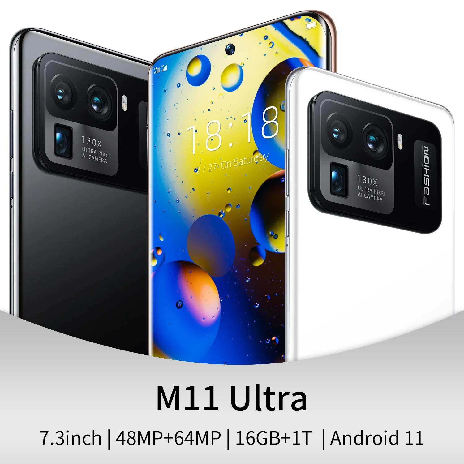 Смартфон Xiaomi M11 Ultra 16 ГБ + ТБ Android Qualcomm Snapdragon 888 две карты разблокированные