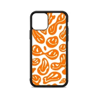 orange and white smiley face phone case for iphone 12 mini 11 pro xs max x xr 6 7 8 plus se20 high quality tpu silicon cover