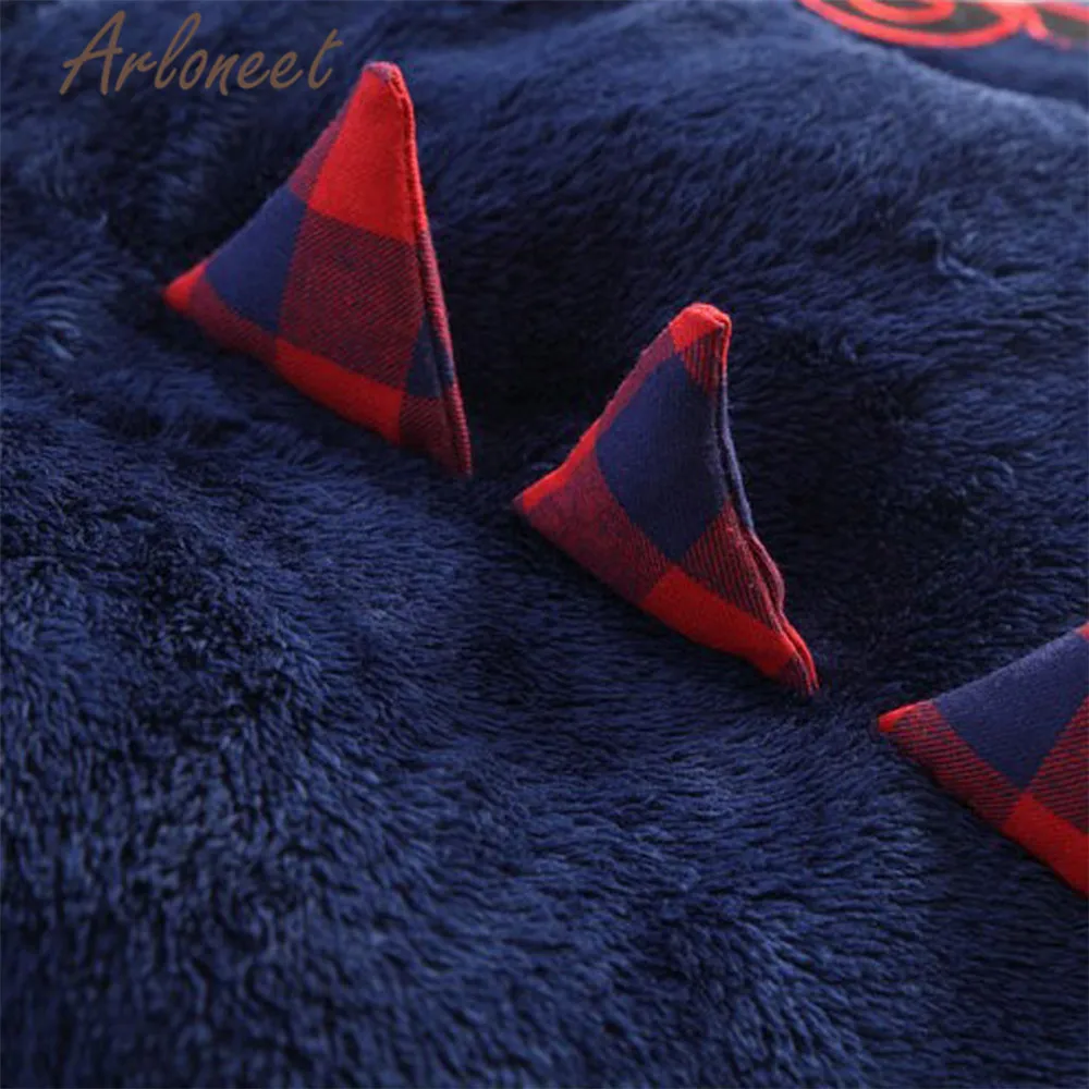 ARLONEET пальто Динозавр из мультфильма для маленьких девочек теплое зимнее толстое