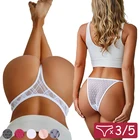 3 шт.5 шт., женские кружевные трусики с низкой посадкой