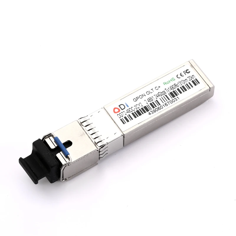 a pair SFP GPON OLT C+ Optical Module 2.5Gbps 3-7dBm gpon olt ont sfp fiber optic router Distance 20Km20KM | Электроника