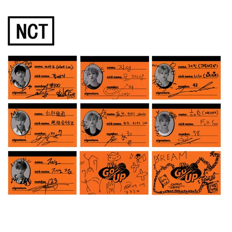 Альбом для фотографий KPOP NCT U 127 2018 emthy альбом Taeyong Mark автограф фотокарточка
