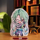 45 см игра кальмар круглый шесть розовых солдат Косплей Кукла игрушка плюшевые куклы Дети Рождественский подарок кулон аксессуары