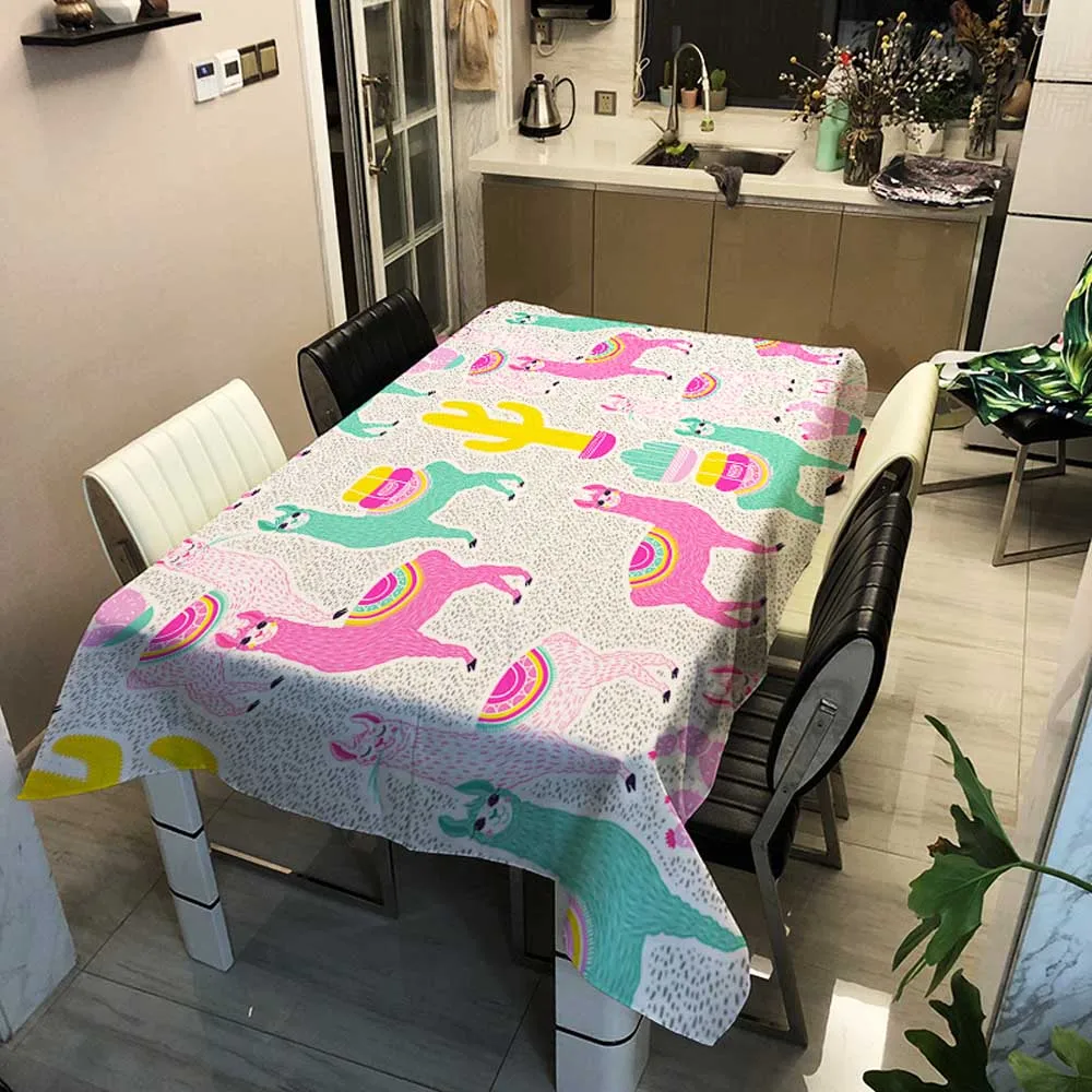 Рекламная скатерть салфетка кролик рог альпака рыба ресторан кухня чайный