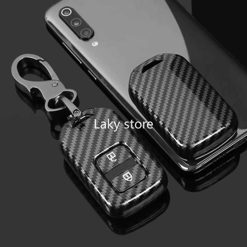 

Carbon Fiber Car Key Cover Case For Honda Accord Civic Vezel Avancier Breeze Envix Levin Inspire,Key Case For Car