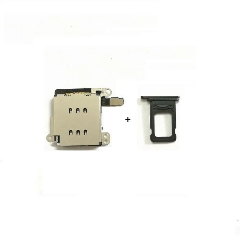 10 компл./лот двойной разъем для считывания Sim карт гибкий кабель + слот карты