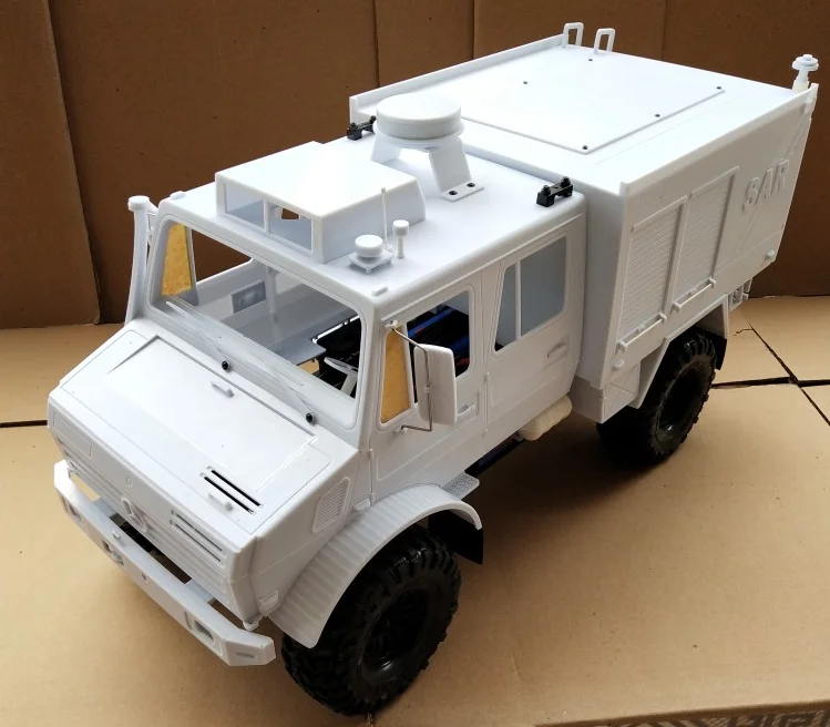 RC автомобиль Umimog пожарная машина жесткий корпус подходит для 1/10 весы