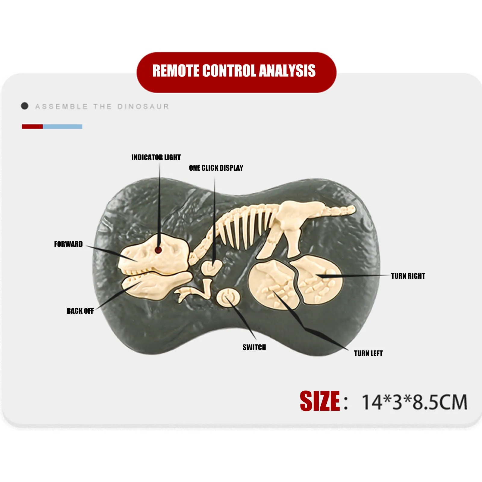 Игрушка-динозавр 2 4 г планшетофон игрушка-робот со световым звуком
