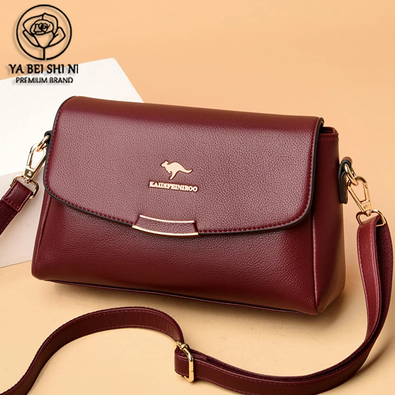 Большие вместительные роскошные кожаные сумки высокое качество на плечо для