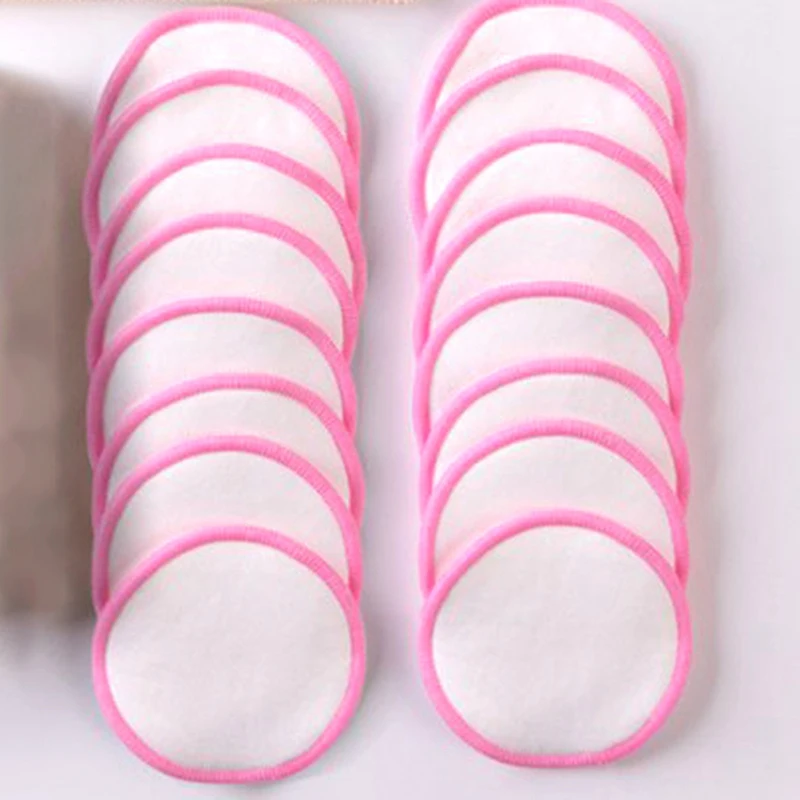 

16Pcs Reusable Makeup Remover Pads Washable Eco-Friendly Natural Organic Bamboo Cotton Round Pads with Laundry Bag