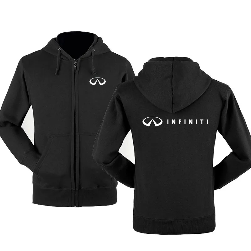 

2022 Autumn winter Infiniti logo zipper sweatshirts Printed Men fleecel Hooded jacket Hoodies Zipper Hoody