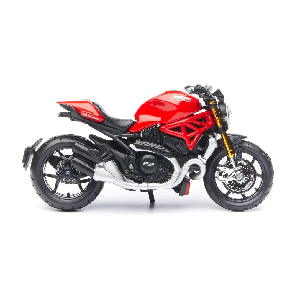 Мотоцикл Maisto Ducati Monster 1200 2014г 1:18 красный | Игрушки и хобби