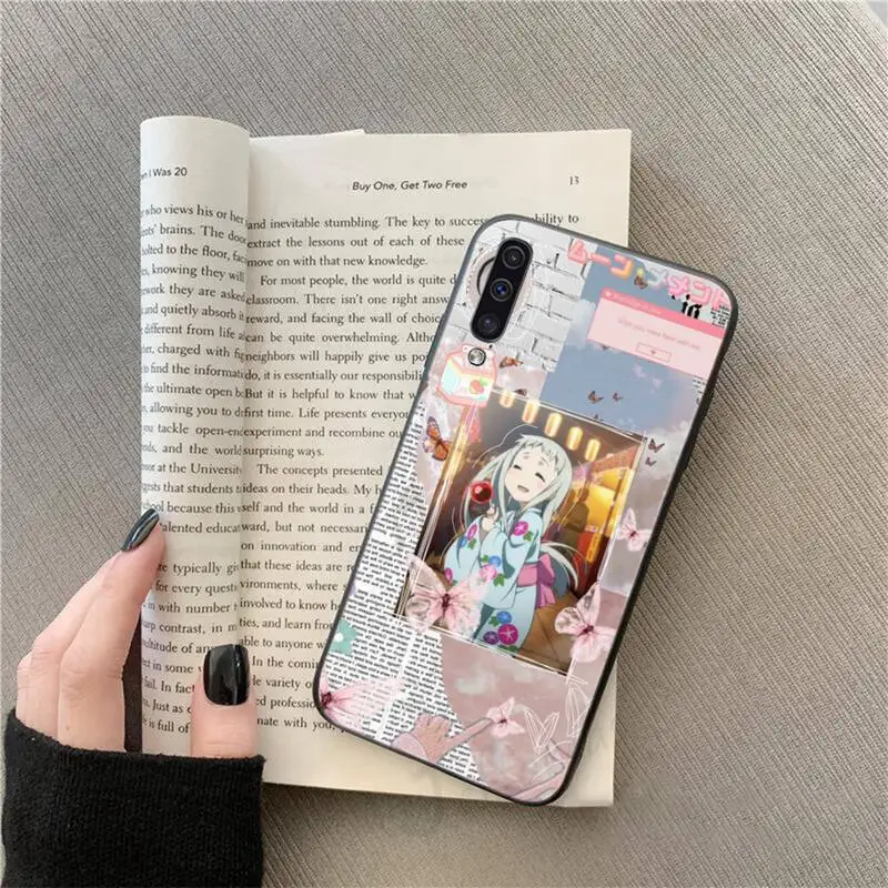 

anohana Meiko Anime Cute girl Phone Case For Samsung galaxy S 9 10 20 A 10 21 30 31 40 50 51 71 s note 20 j 4 2018 plus