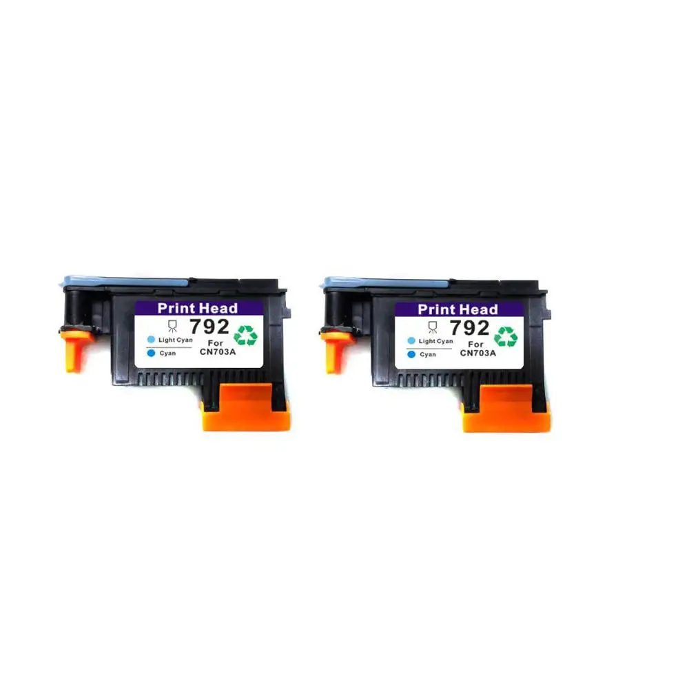 2х печатающая головка совместимая с hp792 CN703A Cyan/Light Cyan для 792 L26500 L28500 принтера|printhead