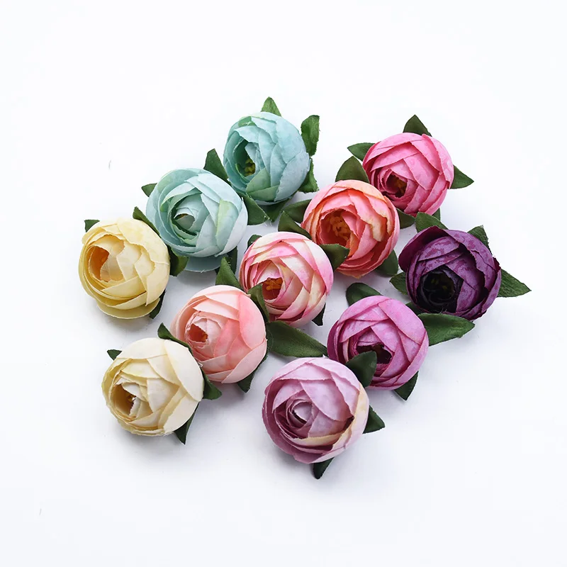 10 шт. свадебные искусственные шелковые цветы для скрапбукинга|Искусственные и