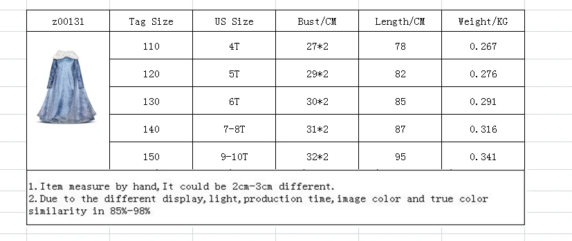 Маскарадный костюм для девочек 4-10 лет принцессы рождественское платье рождества