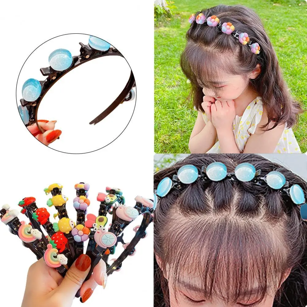 

Детская повязка на голову, различные узоры, высокая эластичность, украшение, красочная милая повязка на голову, зажим для волос, клубника, го...