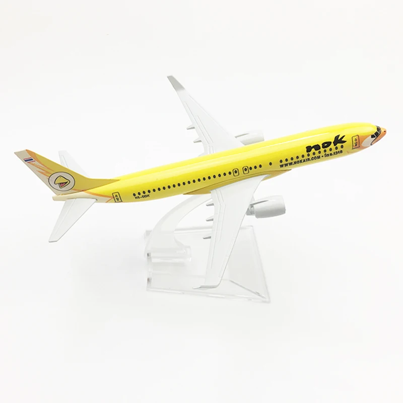 16CM 1/400 B737 THAI THAILAND NOK Air Bird SCALE airplane model toys aircraft diecast plastic alloy plane gifts for kids | Игрушки и