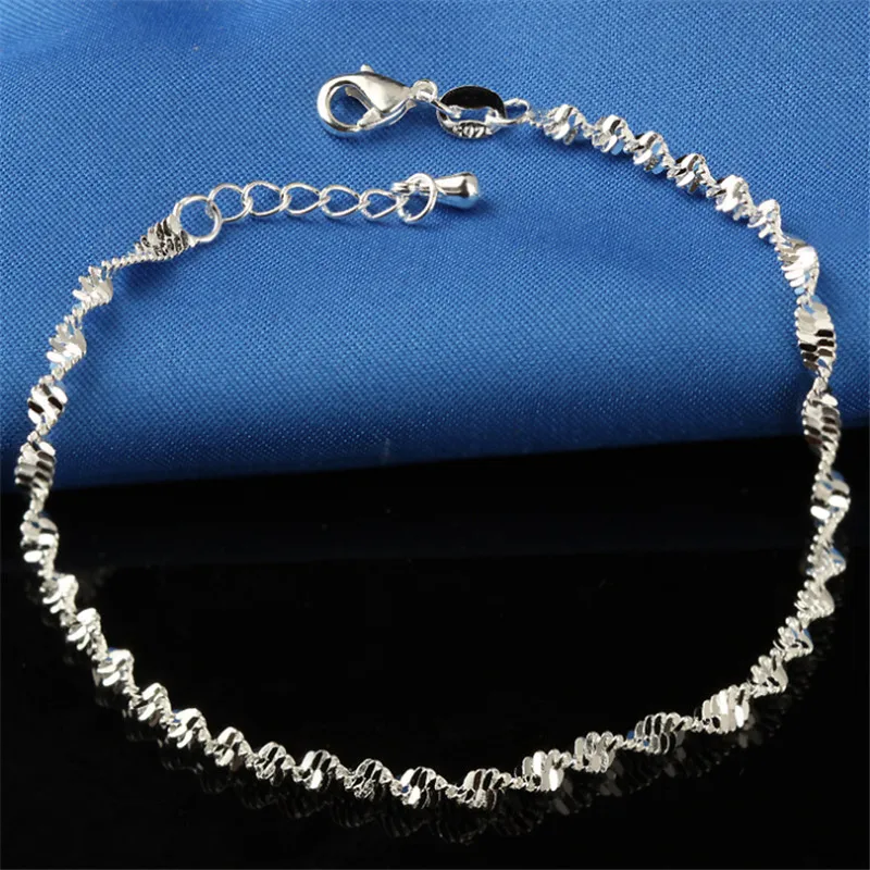 Браслеты-анклеты для женщин и девушек классические простые Стильные изогнутые с