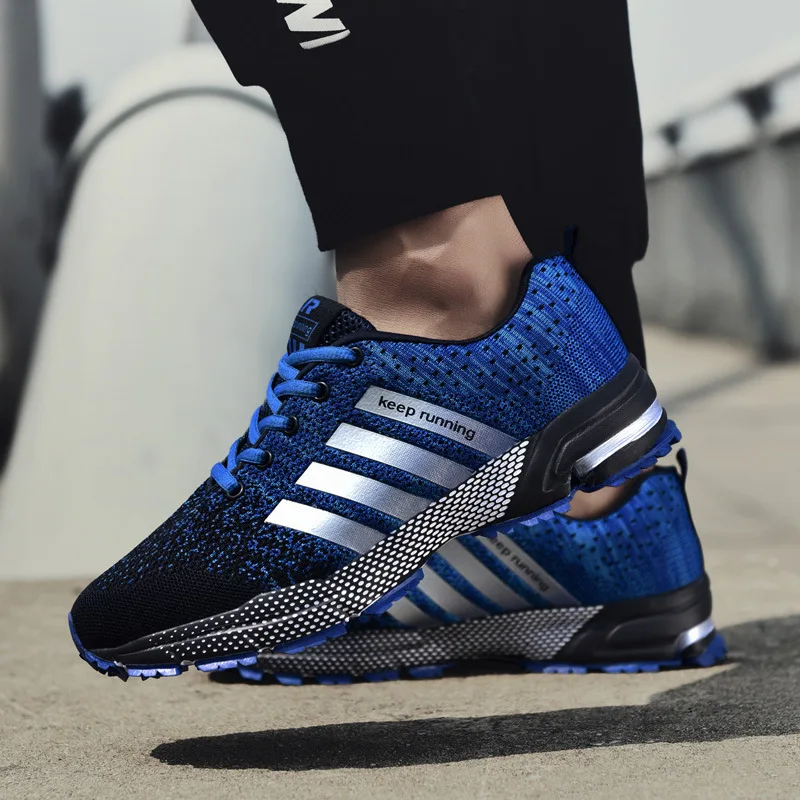 

Large shoes 47 couple sports and leisure shoes woven breathable light running shoes men's and women's shoes