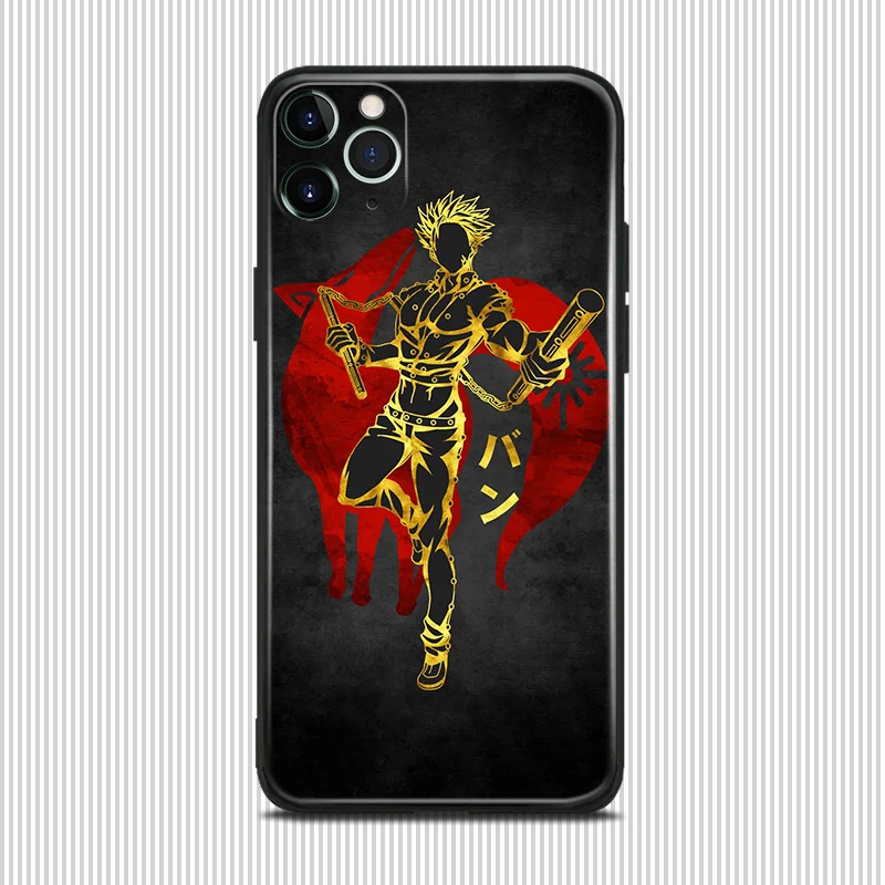 ban seven deadly sins anime for iphone se 6 6s 7 8 plus x xr xs 11 12 mini pro max soft silicone phone case cover shell free global shipping
