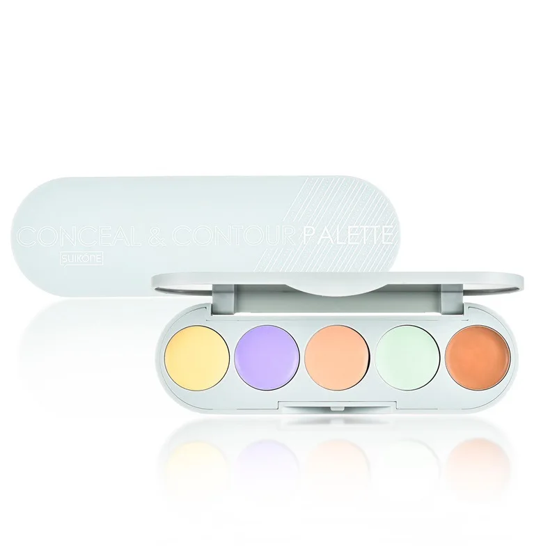 Лучшие 5 цветов консилер палитра восстанавливающий крем основа макияж косметика