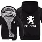 Мужская зимняя толстовка с капюшоном и флисовой подкладкой