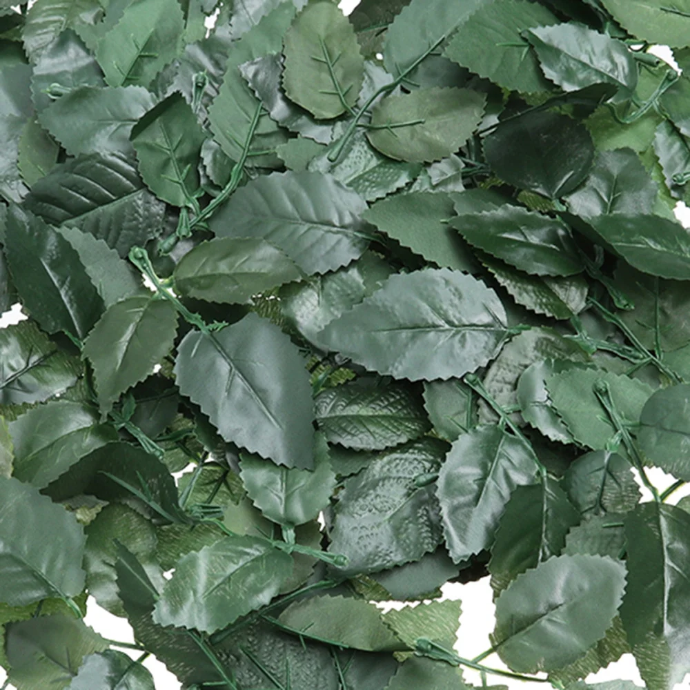 

100Pcs Artificial Plant Leaves Artificial Plants Fake Leaves Home Decoration Indoor Plants Flower Arrangement Accessories - Thre