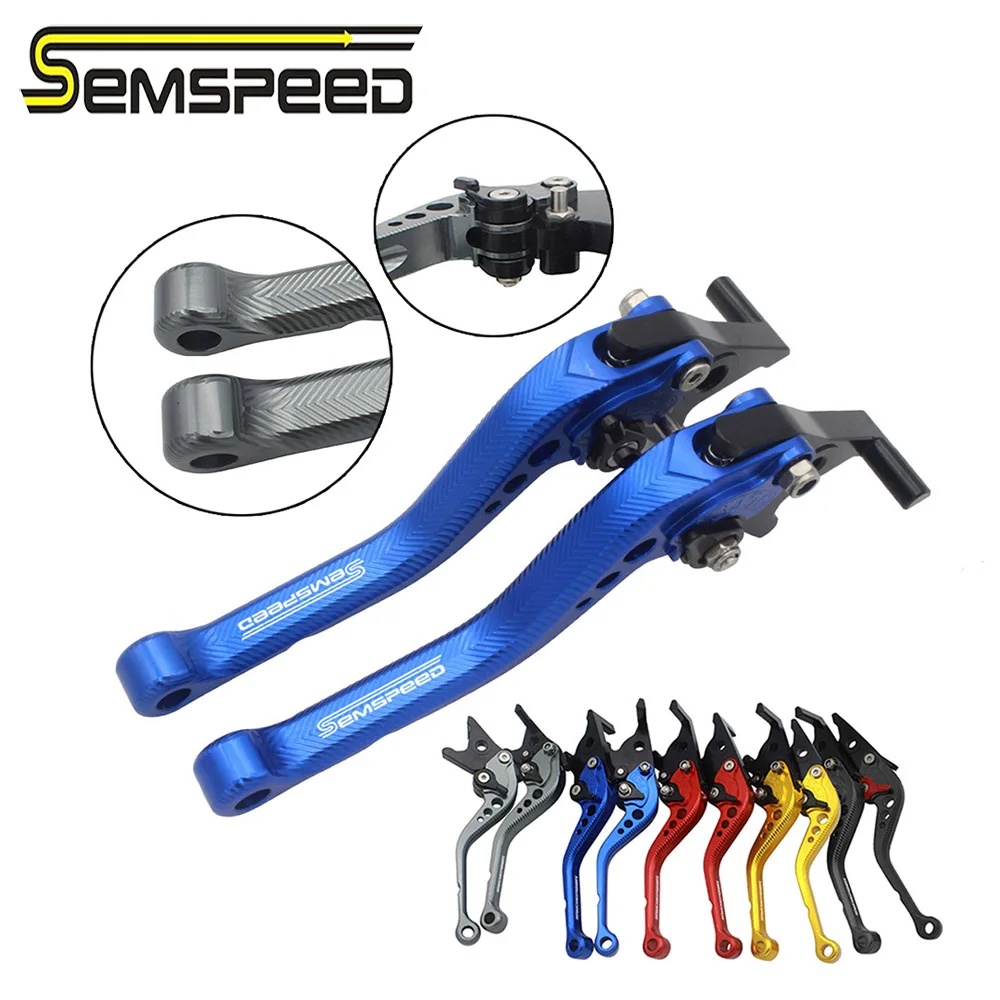 

SEMSPEED мотоциклетные новые 3D ромбовидные Короткие тормозные рычаги сцепления ручки для YAMAHA NMAX 155 125 150 N-MAX155 NMAX150 2015-2020