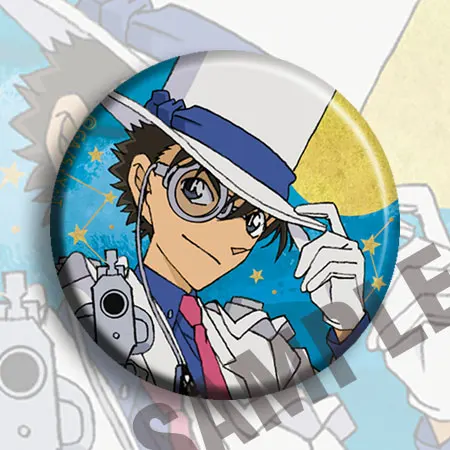

8pcs/1lot Anime Kaitou Kiddo Kid the Phantom Thief Figure 4775 Badges Round Brooch Pin Gifts Kids Toy