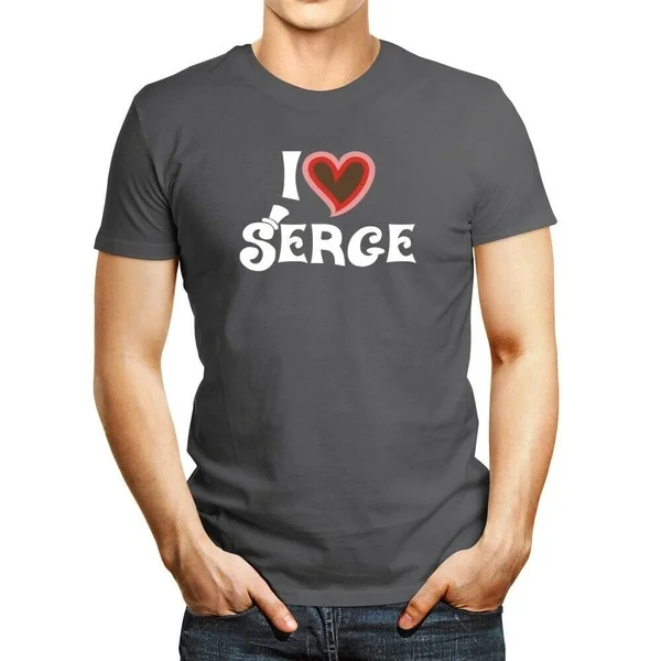 

I love Serge tricolor heart T-shirt