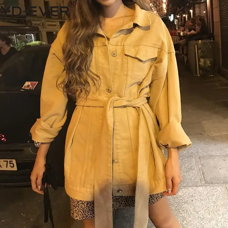 Новинка 2020 осенне-зимние женские джинсовые куртки верхняя одежда на шнуровке с