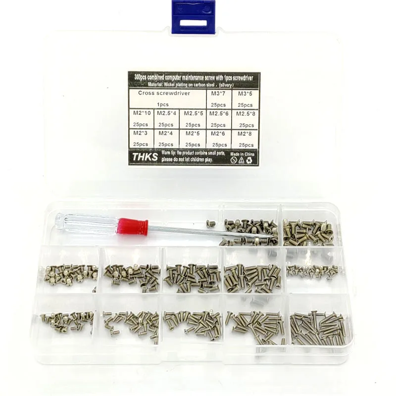 

Replacement Screw Set 300Pcs Computer Mechanical Repair Tools Fasteners For Laptop Computer Maintenance