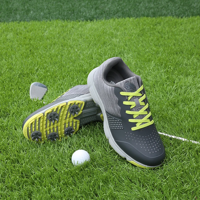 Мужская обувь для гольфа профессиональная с шипами уличная Удобная прогулочная